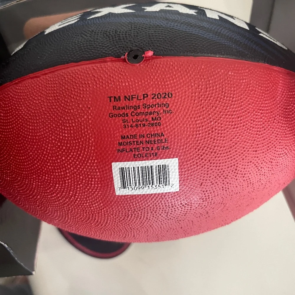 Youth Size Football- 🆕- HD Grip Houston Texans+ sticker - Picture 7 of 9